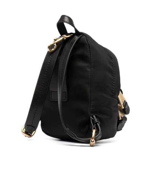 Moschino Black Logo Backpack