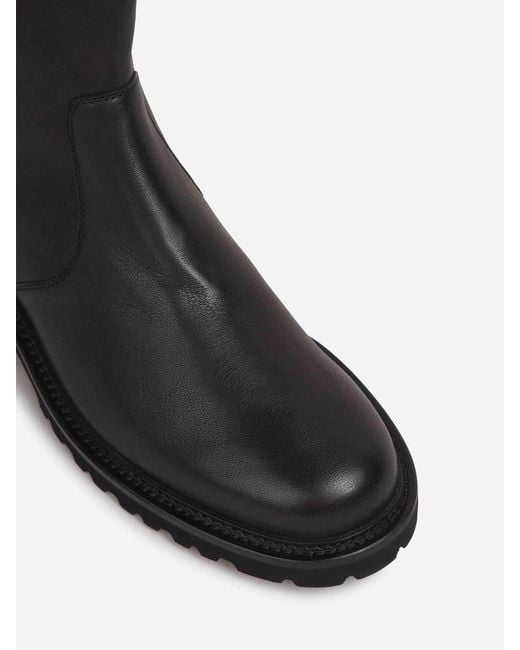 Common Projects Black Round-Toe Boots for men