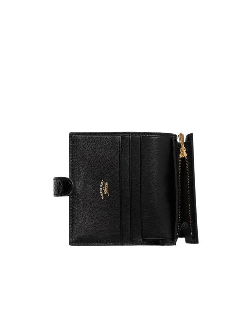 Gucci Black Jackie Python Medium Wallet