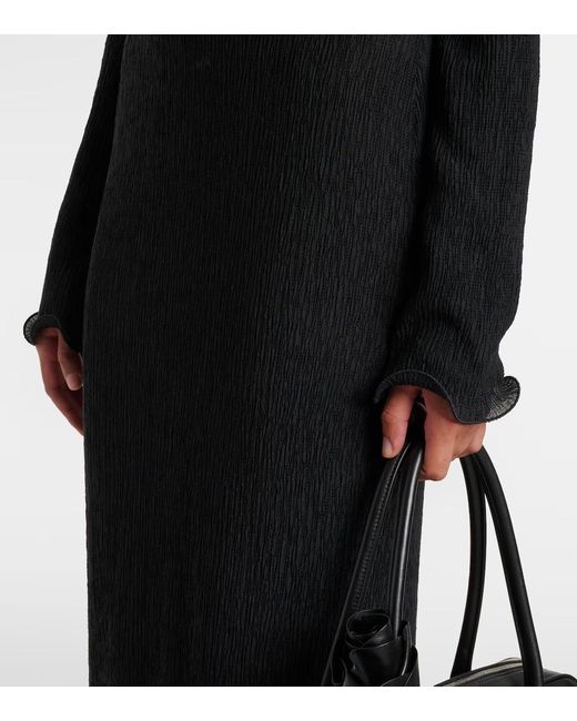 Magda Butrym Black Long-Sleeved Dress