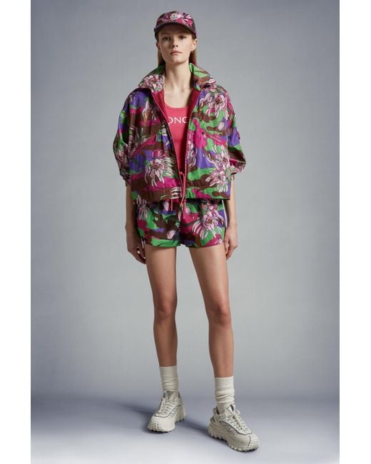 Moncler Multicolor Printed Shorts