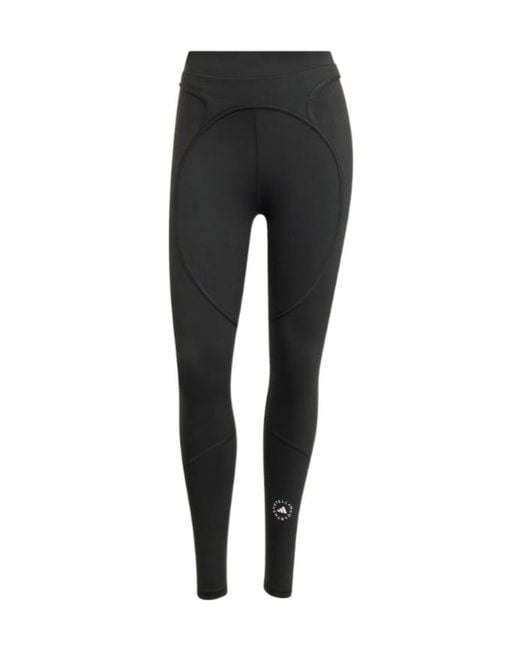 Adidas By Stella McCartney Black Panelled Logo Leggings