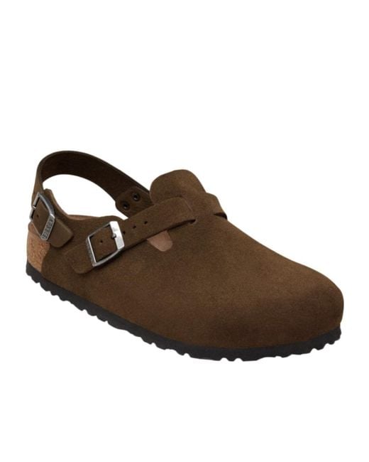 Birkenstock Brown Tokyo Buckle-Strap Mules for men