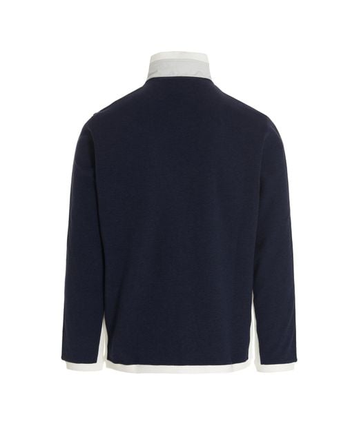 Brunello Cucinelli Blue Logo-Print Track Jacket for men