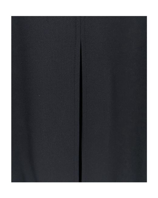 Stella McCartney Black Draped Slit Dress