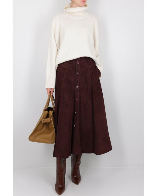 Chloé White Chloé Roll-Neck Knitted Jumper