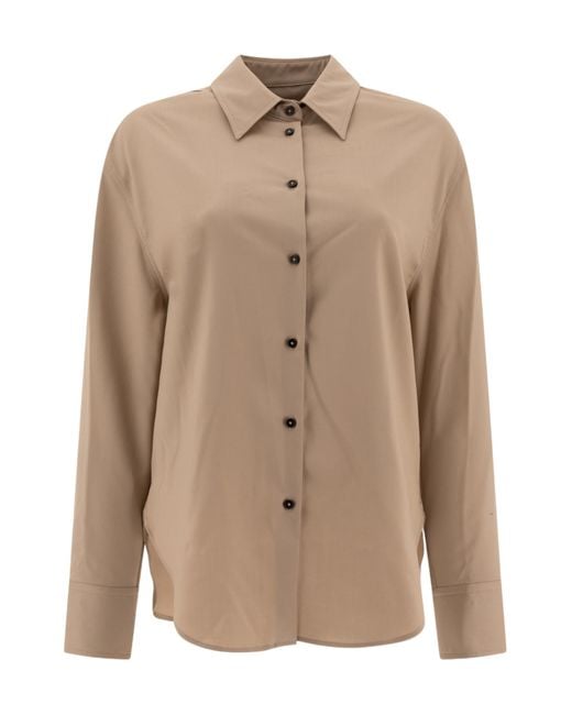 Loulou de Saison Natural Eliana Button-Up Shirt