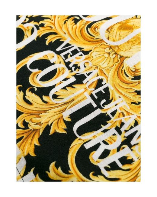 Versace Jeans Multicolor Logo Printed T-Shirt for men