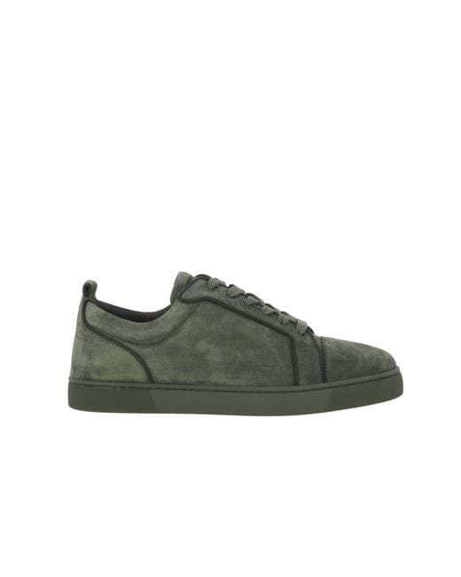 Christian Louboutin Green Louis Junior Low-Top Sneakers for men