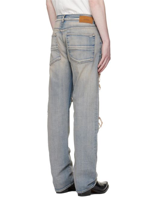 Amiri Gray Vintage Effect Slim Fit Jeans for men