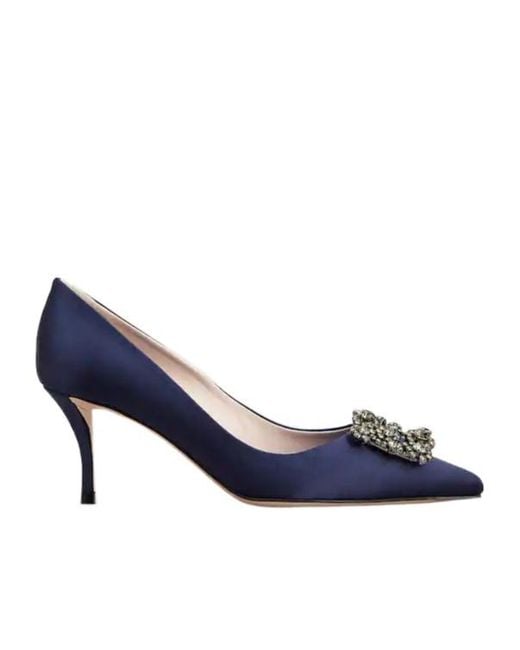 Roger Vivier Blue Efflorescence Pumps
