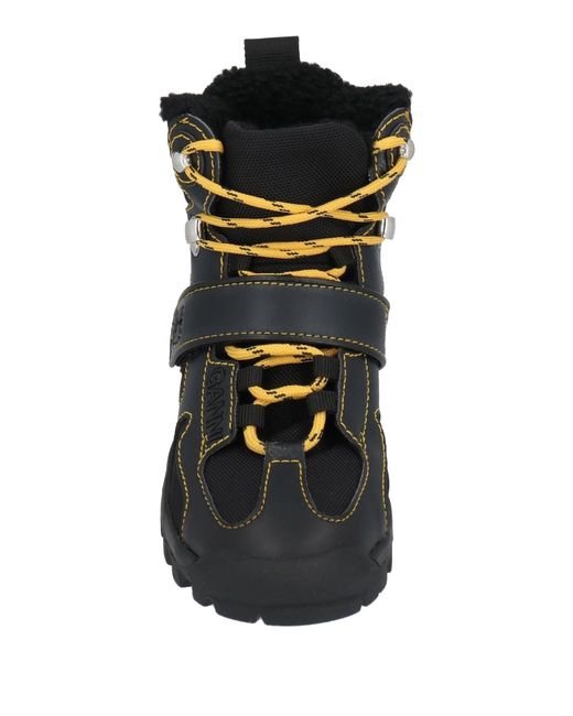 Ganni Black Minimalist Hiking Boots