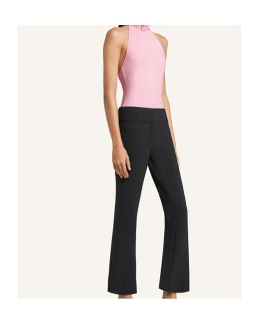 Courreges Pink Buckle Tech Crepe Bodie
