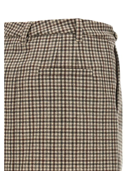 Brunello Cucinelli Multicolor Virgin Wool Skirt