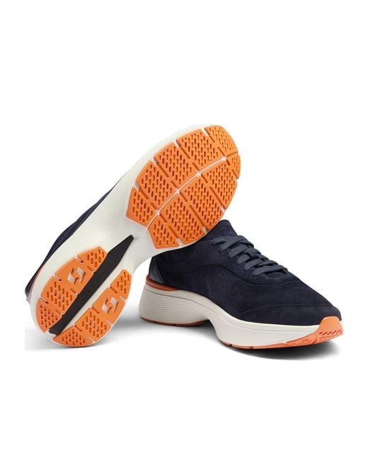 Santoni Blue Bounce Sneakers for men