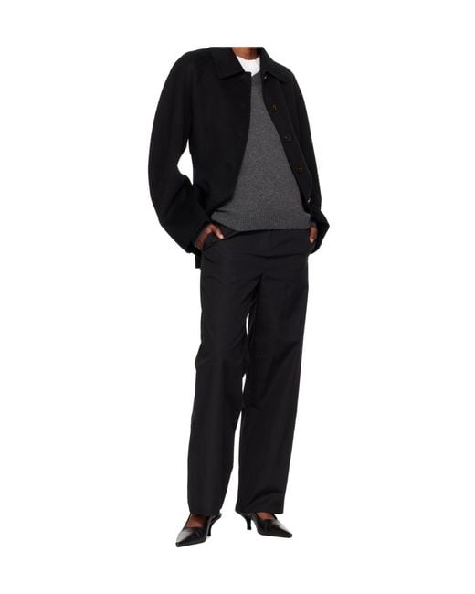 Rohe Black Long Sleeve Casual Jacket