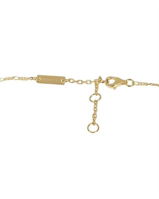 Bottega Veneta White Logo Necklace