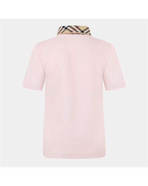 Burberry Pink Polo Shirt