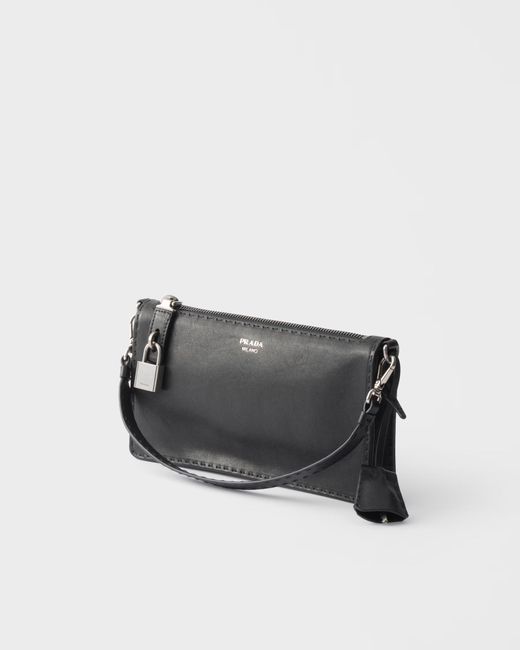 Prada Black Zipper Clutch for men