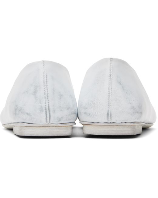 Marsèll White Ago Ballet Flats