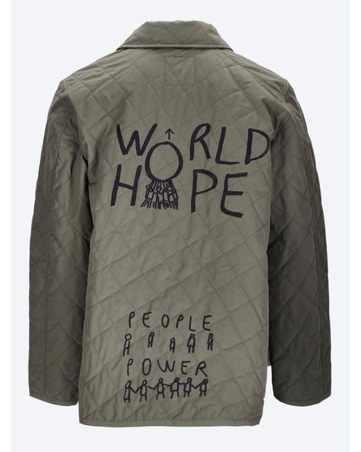 Comme des Garçons Green Long-Sleeved Jacket for men