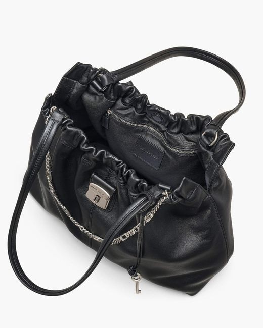 Marc Jacobs Black The Cristina Logo Detailed Tote Bag