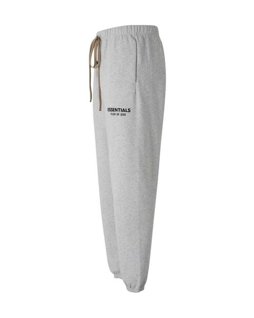 Fear Of God Gray Logo-Printed Tie-Dye Track Pants for men