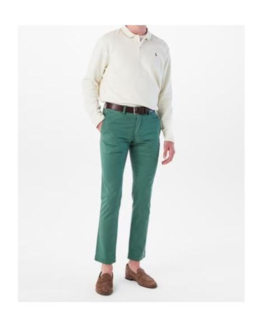 Polo Ralph Lauren White Long Sleeve Logo Polo Shirt for men