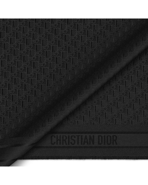 Dior Black Oblique Shawl