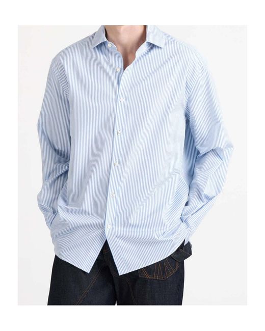 J.W. Anderson White Striped Shirt for men