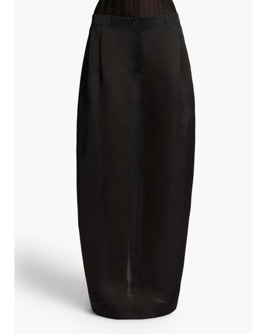 Khaite Black Lucian Skirt