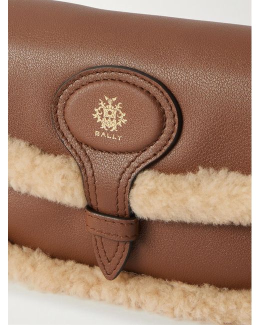 Bally Brown Leather Shoulder Bag