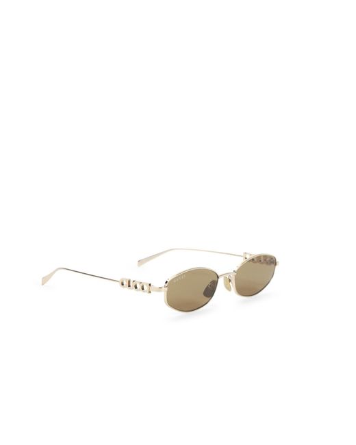 Gucci Multicolor Eyewear Oval Frame Sunglasses