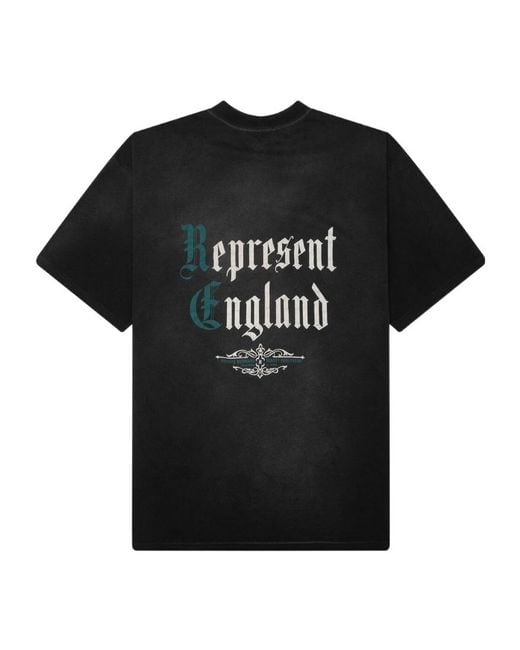 Represent Black Private Members Logo T-Shirt for men