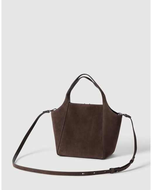 Brunello Cucinelli Brown Sartorial Small Bucket Bag