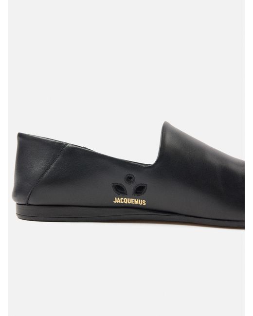 Jacquemus Black The Slippers for men
