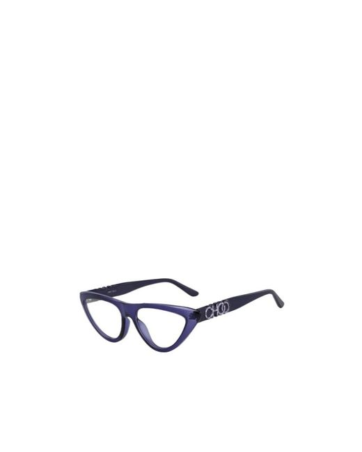 Jimmy Choo White Eyewear Cat-Eye Glasses