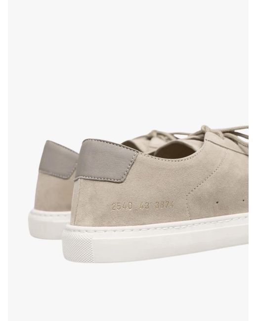 Common Projects White Lace-Up Low-Top Casual Shoes for men