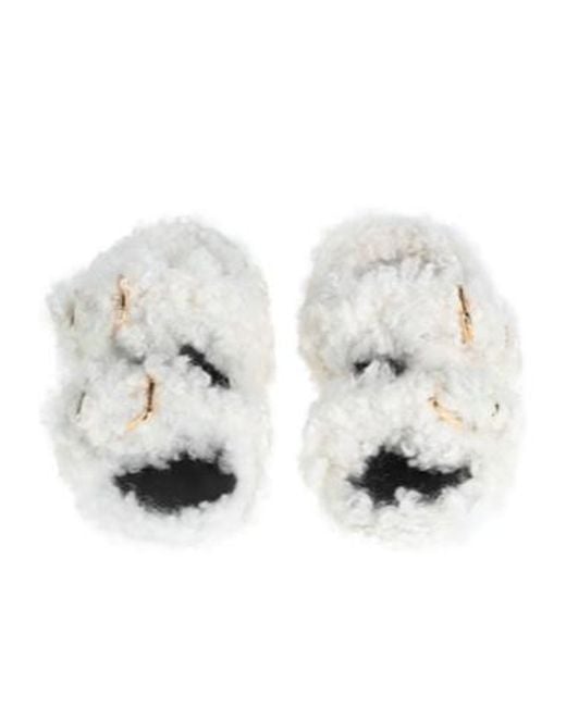 Marni White Minimal Round-Toe Sandals
