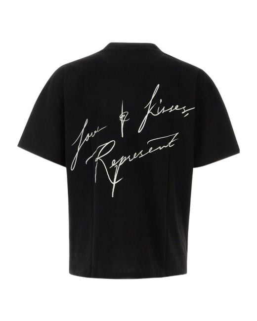 Represent Black Love And Kisses Logo T-Shirt for men