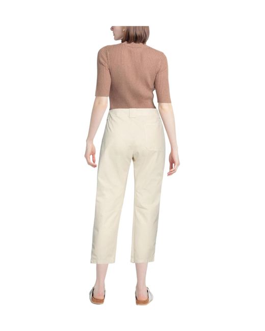 Rag & Bone Natural Solid Straight-Leg Pants