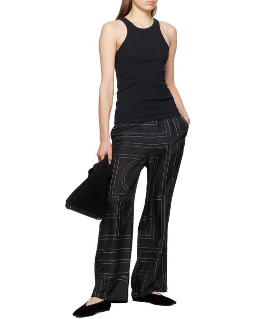 Totême Black Silk Pyjamas