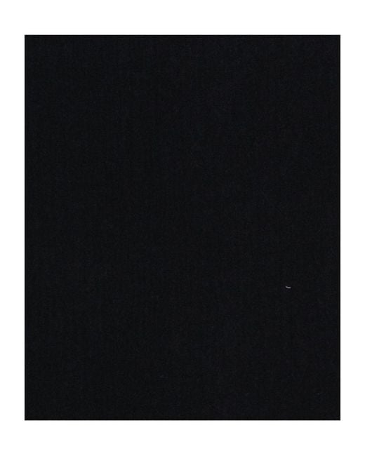 Fabiana Filippi Black Fringe-Trim Scarf