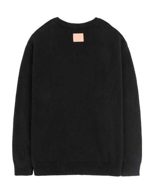 CHARLIE LUCIANO Black Long-Sleeved Pullover for men