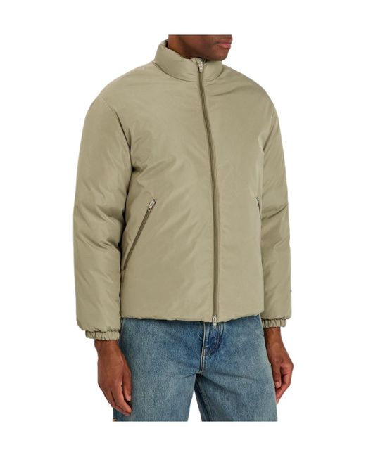 Jil Sander Green Padded Shell Jacket for men