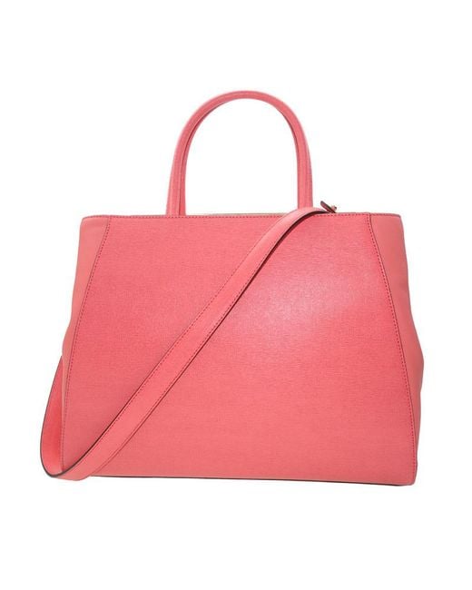 Fendi Pink Logo Handbag