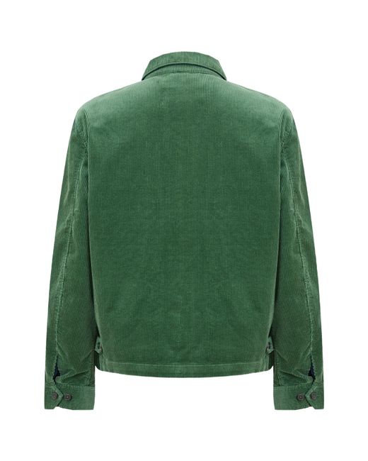 Polo Ralph Lauren Green Collared Jacket for men