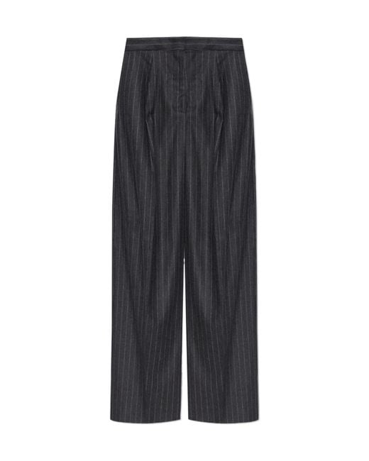 Sportmax Gray Belgio Striped Tailored Trousers