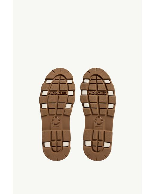 Moncler Brown Vera High-Top Laced Boots
