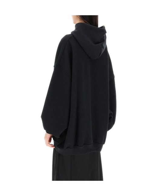 Vetements Black Inside Out Oversized Hoodie for men